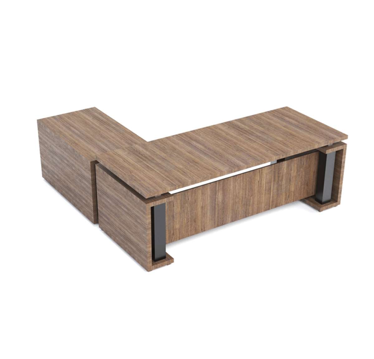 Altaes Executive Desk with Side Unit (Multiple Sizes)