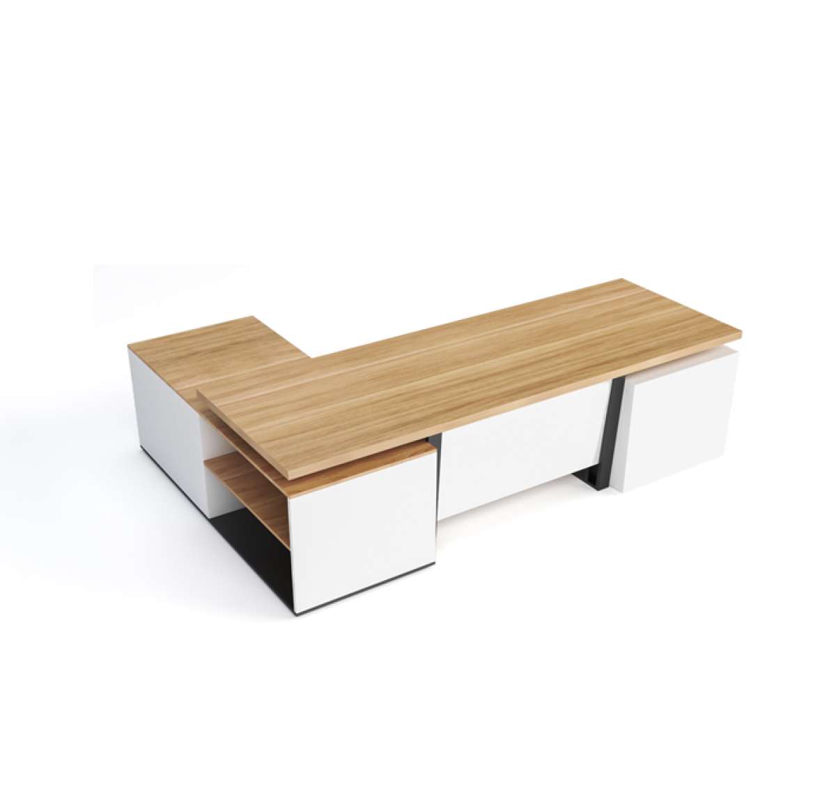 Maven Executive Desk with Side Unit