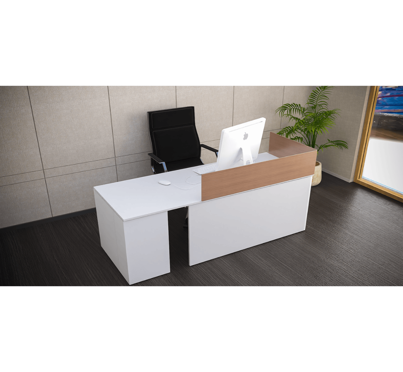 Convertible Reception Counter (140–240 cm)
