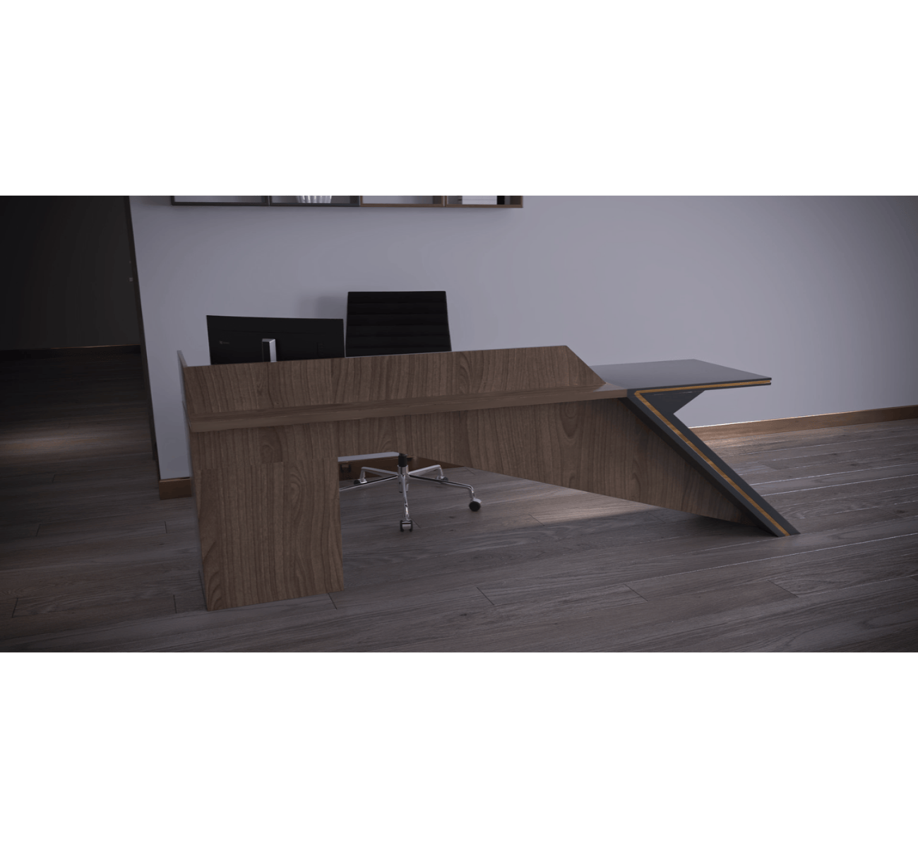 Slopy Reception Counter