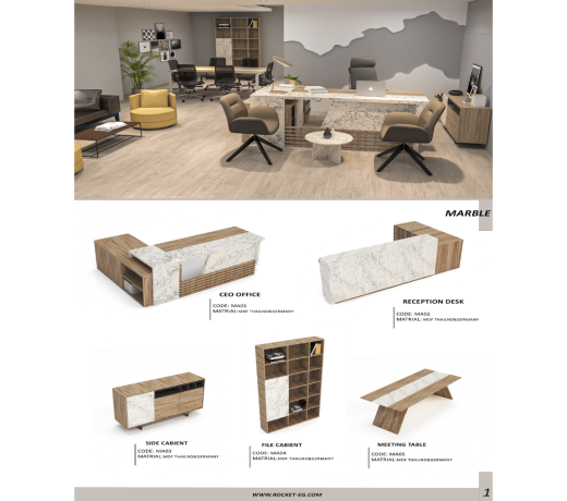 Marble Meeting Table – Multiple Sizes